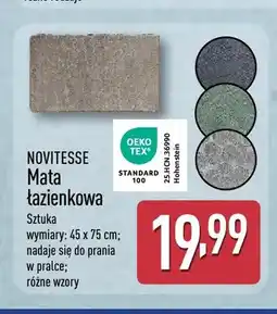 ALDI Mata łazienkowa Novitesse 45x75 cm oferta