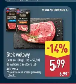 ALDI Stek wołowy z antrykotu oferta