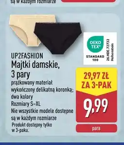 ALDI Majtki damskie 3-pak UP2FASHION oferta