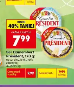 Biedronka Ser camembert Président naturalny oferta