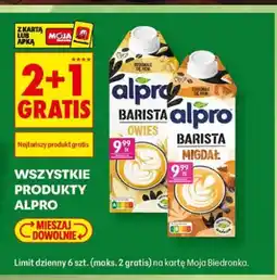 Biedronka Napój migdałowy Alpro Barista Migdał oferta