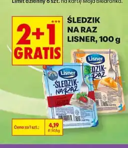 Biedronka Śledzik na raz Lisner z cebulką oferta