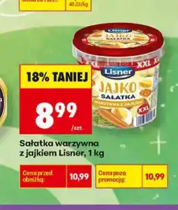 Biedronka Sałatka warzywna z jajkiem Lisner oferta