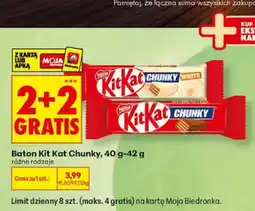 Biedronka Baton Kit Kat Chunky White oferta