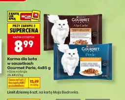 Biedronka Karma dla kota w saszetkach Gourmet A la Carte 4-pak oferta