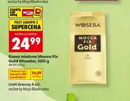 Biedronka Kawa mielona Mocca Fix Gold Woseba oferta