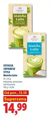 Lidl Matcha latte klasyczna Vitasia Japanese Style oferta