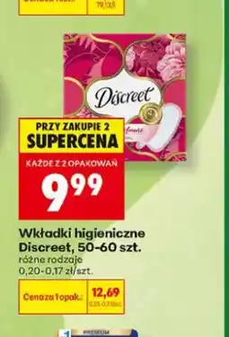 Biedronka Wkładki higieniczne Discreet oferta