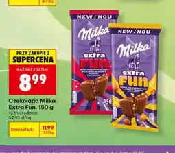 Biedronka Czekolada Milka Extra Fun Tropical Mix & Popping Candy oferta