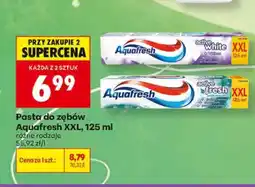 Biedronka Pasta do zębów Aquafresh XXL Active Fresh oferta