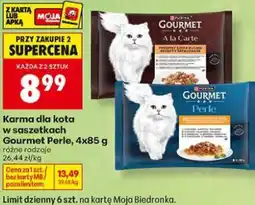 Biedronka Karma dla kota w saszetkach Gourmet Perle oferta