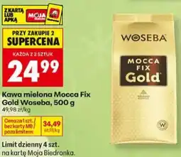 Biedronka Kawa mielona Mocca Fix Gold Woseba oferta