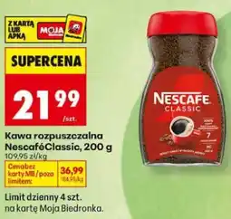 Biedronka Kawa rozpuszczalna Nescafé Classic oferta