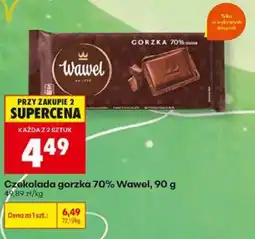 Biedronka Czekolada gorzka 70% Wawel oferta