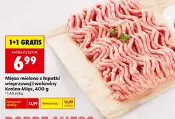 Biedronka Mięso mielone z łopatki wieprzowej i wołowiny Kraina Mięs oferta
