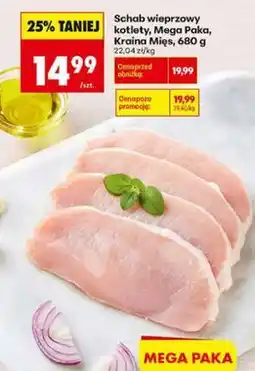 Biedronka Schab wieprzowy kotlety Mega Paka Kraina Mięs oferta