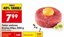 Biedronka Tatar wołowy Kraina Mięs oferta