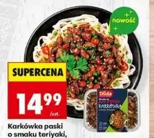 Biedronka Karkówka paski o smaku teriyaki Duda oferta