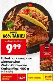 Biedronka Pulled pork szarpana wieprzowina Wolno Gotowane Kraina Mięs oferta