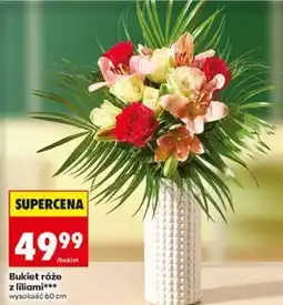 Biedronka Bukiet róż z liliami oferta