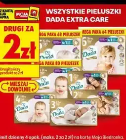 Biedronka Pieluszki Dada Extra Care oferta