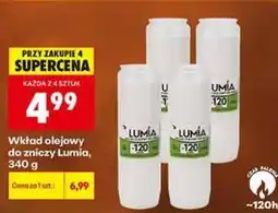 Biedronka Wkład olejowy do zniczy Lumia oferta