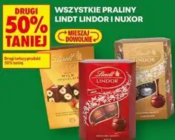 Biedronka Wszystkie praliny Lindt Lindor i Nuxor oferta