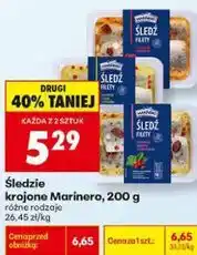 Biedronka Śledzie krojone Marinero oferta
