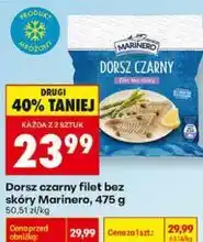 Biedronka Dorsz czarny filet bez skóry Marinero oferta