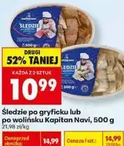 Biedronka Śledzie po gryficku lub po wolińsku Kapitan Navi oferta