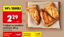 Biedronka Trójkąt ze słodkim serkiem oferta