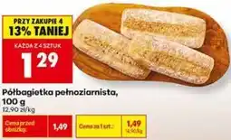Biedronka Półbagietka pełnoziarnista oferta