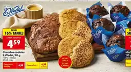 Biedronka Crumble cookies E.Wedel oferta
