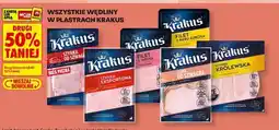 Biedronka Wszystkie wędliny w plastrach Krakus oferta