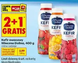 Biedronka Kefir owocowy Mleczna Dolina oferta