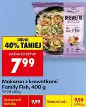 Biedronka Makaron z krewetkami Family Fish oferta