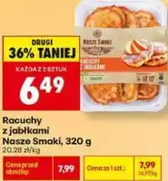 Biedronka Racuchy z jabłkami Nasze Smaki oferta