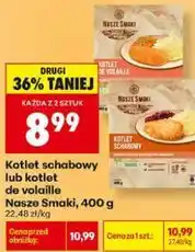 Biedronka Kotlet schabowy lub kotlet de volaille Nasze Smaki oferta