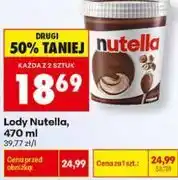 Biedronka Lody Nutella oferta