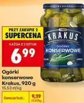 Biedronka Ogórki konserwowe Krakus oferta