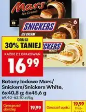 Biedronka Batony lodowe Mars/Snickers/Snickers White, 6x40,8 g 6x45,6 g oferta