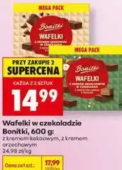 Biedronka Wafelki w czekoladzie Bonitki oferta