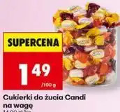 Biedronka Cukierki do żucia Candi na wagę oferta