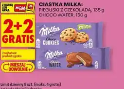 Biedronka Ciastka Milka: Pieguski z czekoladą, 135 g, Choco Wafer, 150 g oferta