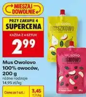 Biedronka Mus Owolovo 100% owoców oferta