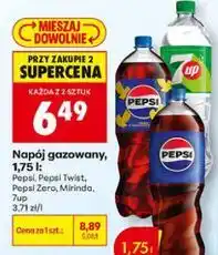 Biedronka Napój gazowany Pepsi, Pepsi Twist, Pepsi Zero, Mirinda, 7up oferta