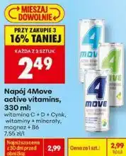 Biedronka Napój 4Move active vitamins oferta