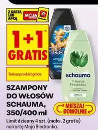 Biedronka Szampony do włosów Schauma, 350/400 ml oferta
