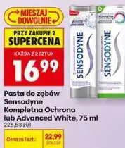 Biedronka Pasta do zębów Sensodyne Kompletna Ochrona lub Advanced White oferta