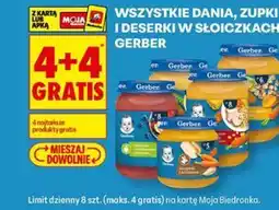 Biedronka Wszystkie dania, zupki i deserki w słoiczkach Gerber oferta